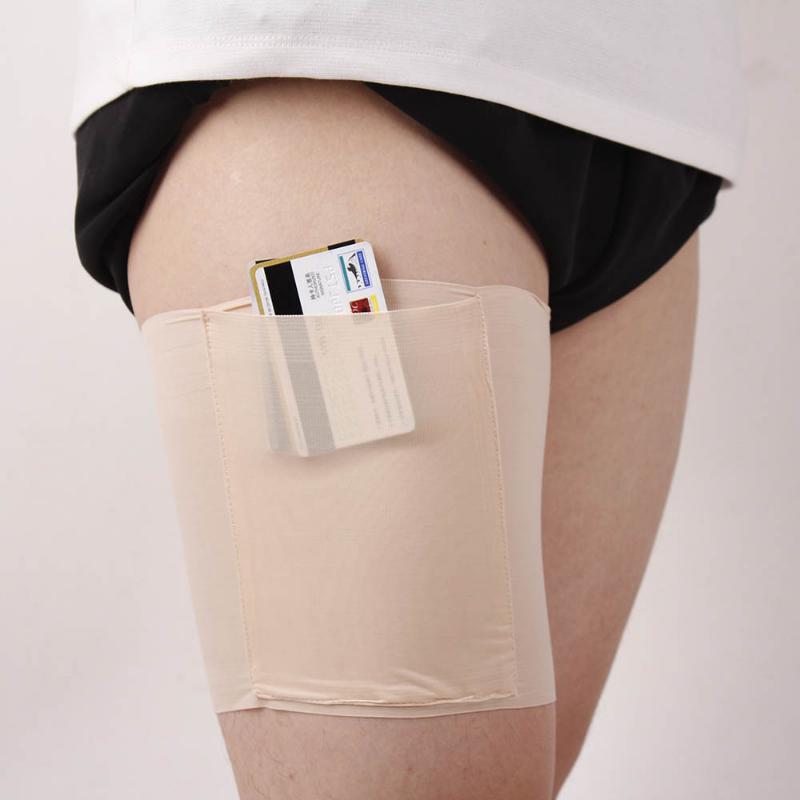 Летние Бандажи от Натирания Бедер с Карманом Эластичные Нескользящие Женские Сексуальные Кружевные Антифрикционные Полоски Модные Гетры Подарки