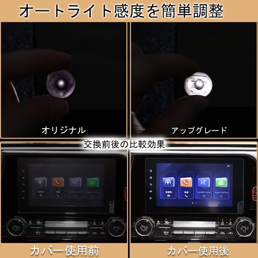 MINGYI TECH Крышка датчика света для автомобиля, Полупрозрачная, Автоматическое освещение, Крышка для Toyota Daihatsu Lexus, Toyota