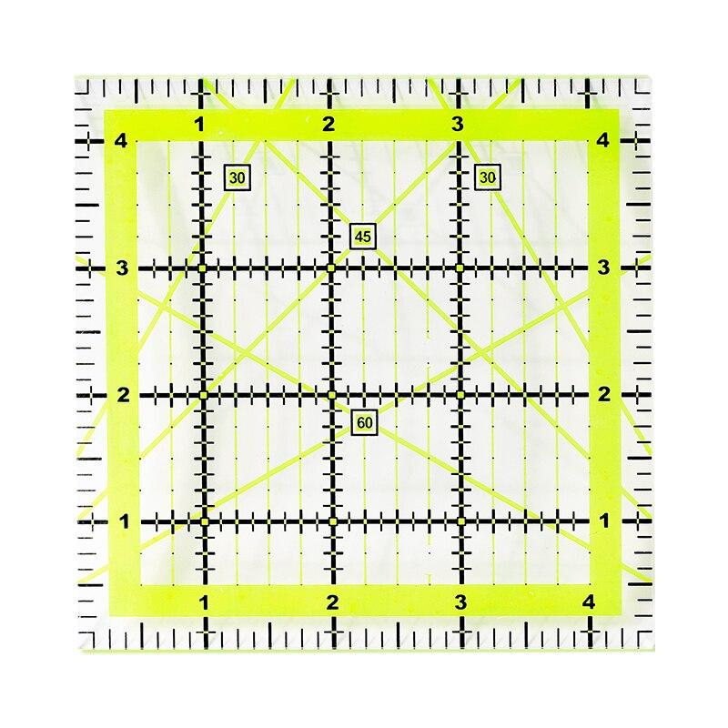 Зеленая/красочная акриловая линейка для пэчворка, квадратная/прямоугольная линейка, инструменты для рукоделия, инструменты для самостоятельного шитья, измерительные инструменты, линейка для рисования