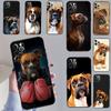 Чехол для iPhone 17 Pro Max 15 14 13 11 12 16 Pro Max mini 15 16 Plus 16e 17 Air с изображением боксера