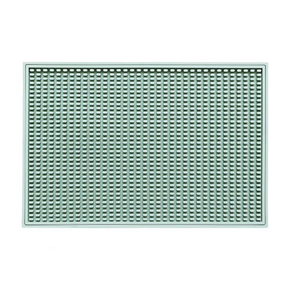 Thickened PVC Countertop Bar Mat Non-slip Table Placemat Kitchen Drain Mat  Kitchen Countertop