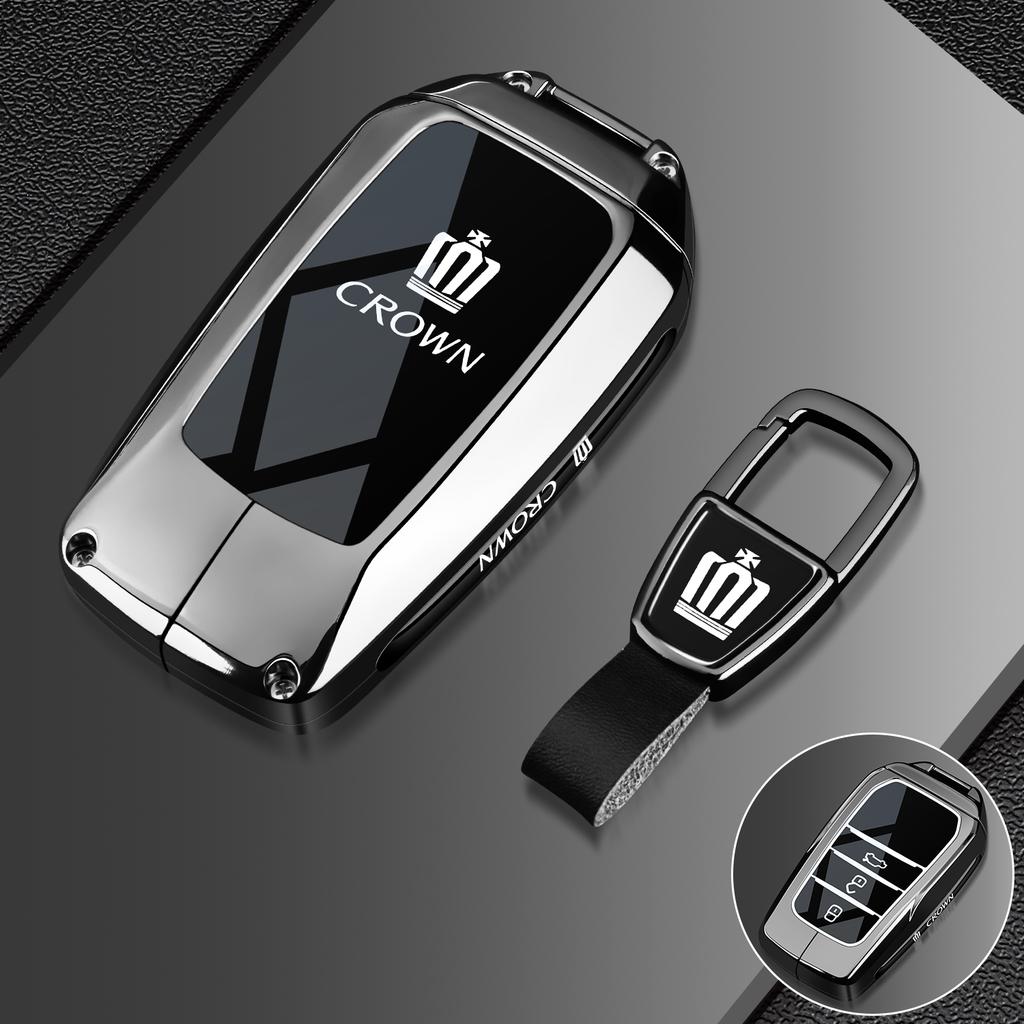 For Toyota Crown Land Release Keycase 2024 13th and 14th Generation Crown Car Special Shell Leather Full Buckle