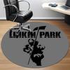 1pc Linkin Park Band LogoChair Carpet for Office, Non-slip, Soft and Durable Office Rug for Interior Decoration, Perfect for Office yy250925095