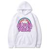 Alpha Male Unicorn Rainbow Funny Print Hoodie Men Women Aesthetic Fashion Long Sleeve Y2k Casual Oversized Hoody Sweatshirt Gift
