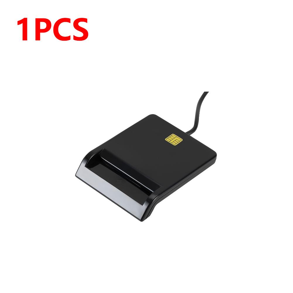 1-3 шт. USB 2.0 Считыватель смарт-карт Портативный Надежный Простота для DNIE ATM CAC IC ID SIM-карта Клонер Разъем Windows Linux