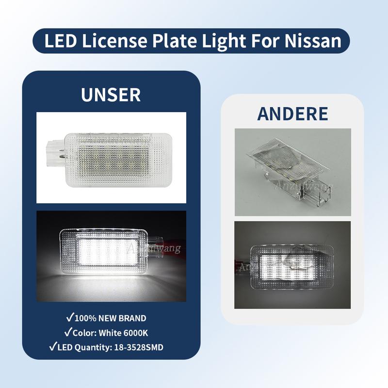 1x Светодиодный фонарь для багажника для Nissan Juke Leaf 11-17 Murano 15-21 Rogue 14-19 Versa 07-12 26490-ED000