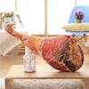 Stuffed Toy Ham Food Pillow Waist Cushion 3D Simulation Ham Creative Ham Plush Toy  Office Sofa