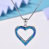 European and American Fashion Blue Pendant Trendy Womens Creative Sweater Chain