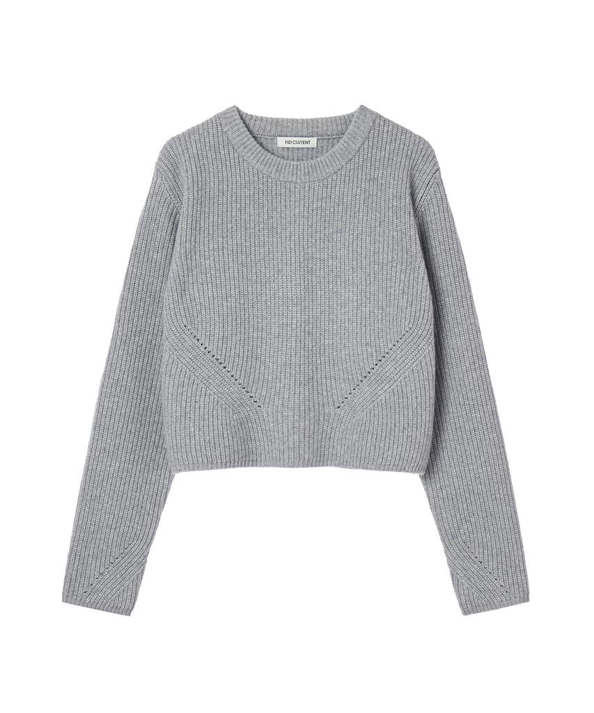 KEI CURRENT Fisherman Sweater_Gray