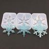 New Christmas Resin Snowflake Shape Mold Silicone Molds Pendant Mold Diy Jewelry Making Mould (5 Types)