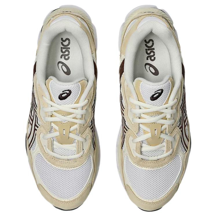 ASICS GEL NYC Running Shoes Unisex Low Top Ecru Brown 1203A383-117