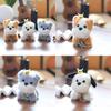 Puppy Keychain Plush Stuffed Toy Backpack Accessory Gift For Nursery Decor