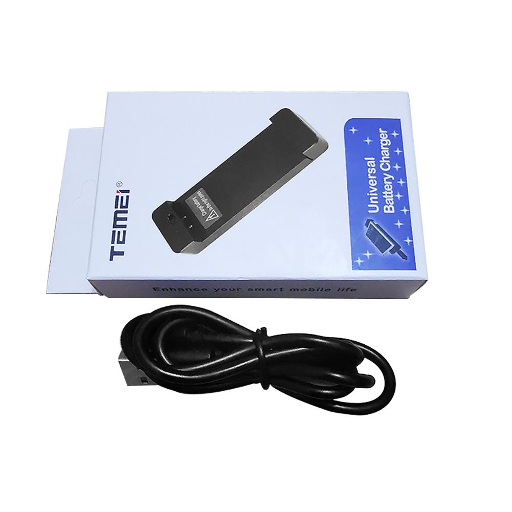 1 Slot Battery Charger Multifunctional Universal Mobile Battery Charger Accessories Fast Charging for 6-9cm Batteries with Cable