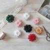 Sweet Rhinestone Beaded Patches Colorful Woven Texture Flower Beaded  Sewing Decoration