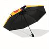 1pc Pikachu Automatic Open Umbrella - 8-Rib Compact Foldable Design, Durable Fabric for Casual & Fashion Use, 077