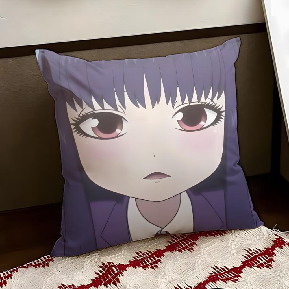 Cute HHi SScore Girl Cushion Cover Reversible Soft Durable Pillow Cover Home  Car MultiScene Use for Daily Comfort