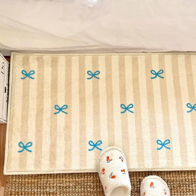 Милый мультяшный стиль длинный ковер прикроватный коврик для спальни