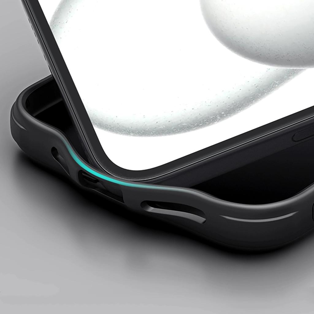 Чехол Nillkin Super Frosted Shield Pro с магнитом для iPhone 16 - черный