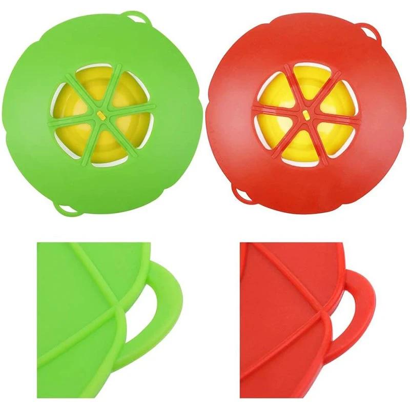 Силиконовая крышка, стопор для пролива, крышка для кастрюли, сковороды, кухонные принадлежности, посуда в форме цветка, кухонные инструменты, кухонные гаджеты, маркер-маркер