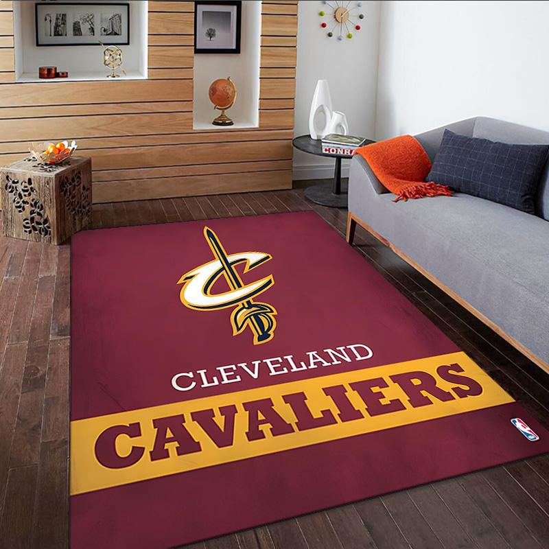 football Cavaliers Logo Carpet, Kitchen Rugs, Yoga Mat, Non-Slip Mats, Rug for Bathroom, Living Room bedroom, Camping Rugs Christmas Gift
