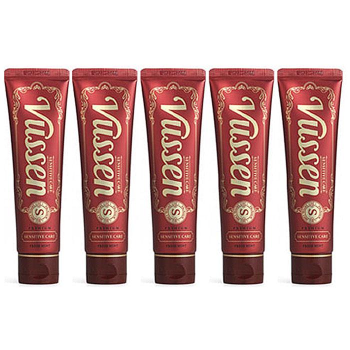 VUSSEN Отбеливающая зубная паста 5 шт. / 8 шт. – Корейский набор для осветления зубов и ухода за зубным камнем