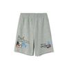 Li Ning CF Cool Sports Fashion Series Printed Casual Loose Shorts Men shorts Gray AKSR529-1