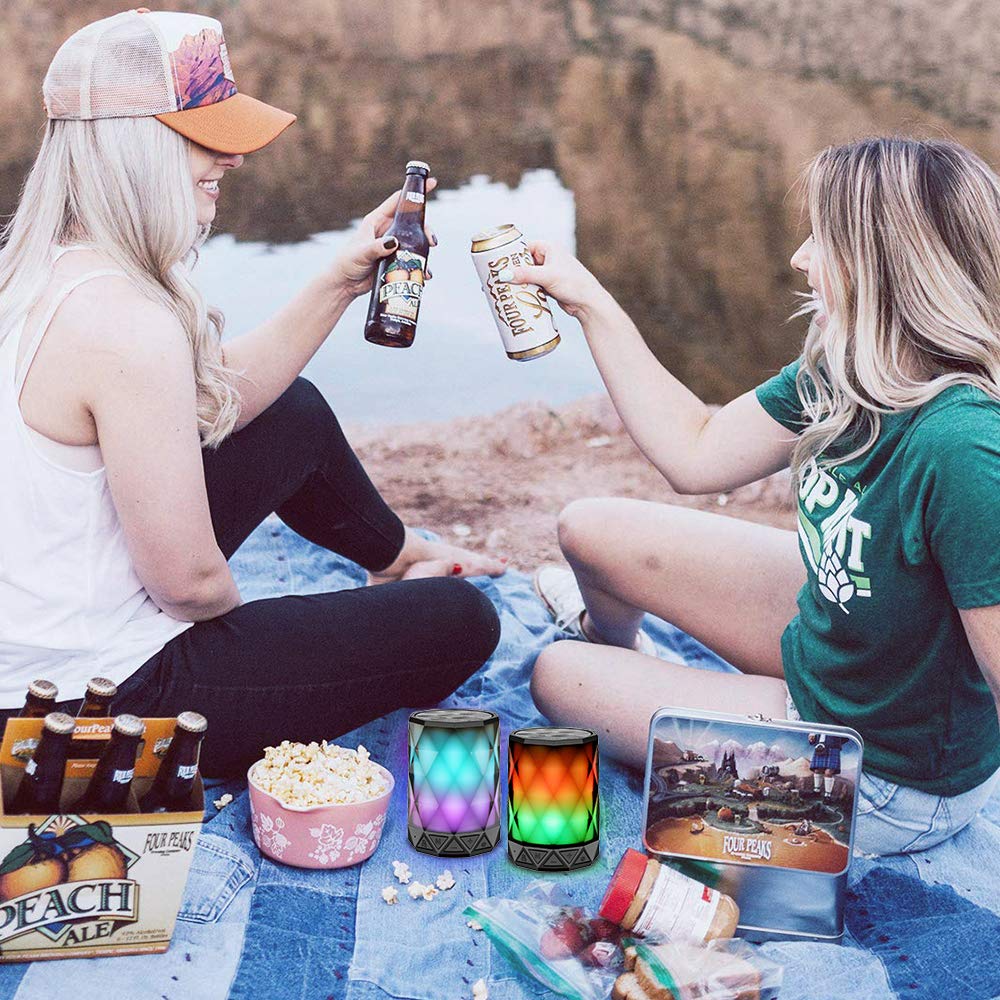 LFS Bluetooth-динамик Водонепроницаемый Зарядка для ванны TWS Микрофон Совместимый с картой MicroSD Bluetooth-динамик Портативный беспроводной компактный динамик USB-C