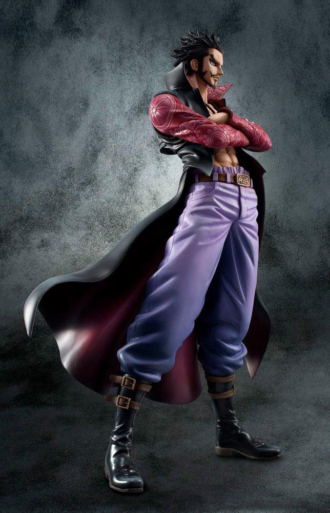 One Piece Hawk Eye Dracule Mihawk 255 мм ПВХ окрашенная полная фигурка Портрет Пиратов NEO-DX Ver.2 (Перепродажа) Прибл.