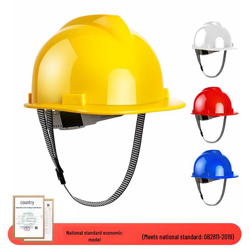 LIKAI Safety Helmet: Thick, Impact-Resistant Construction Site Protection with Customizable Printing for Supervisors and Engineers