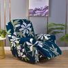 Elastic Full Cover Recliner Chair Slipcover Single Seater Sofa - Thick Fabric Dustproof Protector With Printed Patterns