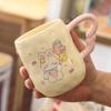 High-Value Magic Rabbit Ceramic Cup Set With Gift Box, Mug With Lid + Spoon Water Cup With Gift Cup