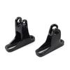 GZYF Rear Foot Pegs Passenger Mini Mount Kit Aluminum Black for Harley Touring Models 1993+
