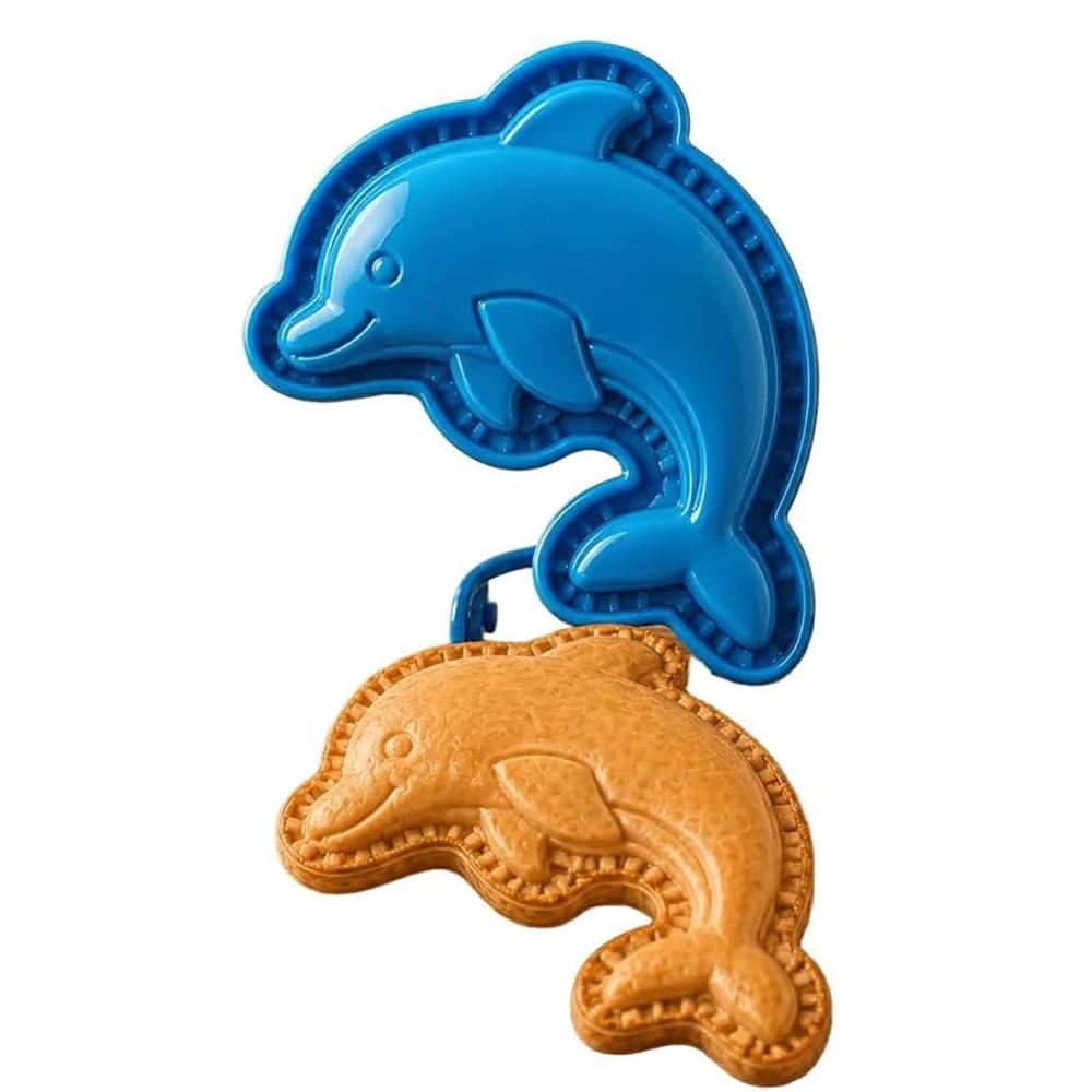 Turtle Dolphin Crab Ocean Filled Pie Press Collection DIY Cookie Emboss Mold Holiday Gathering