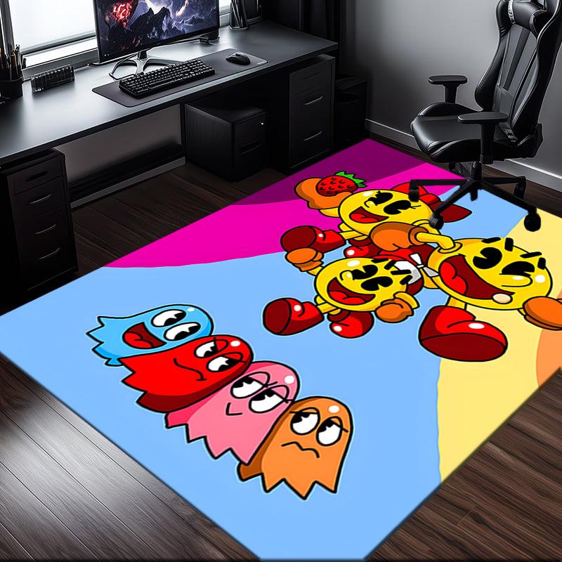 1PC Game PAC Rug for Livingroom,Bedroom, Palyroom, Chair Rug, Area rug, Game Carpet, Large Size Rug Fan Christmas gift