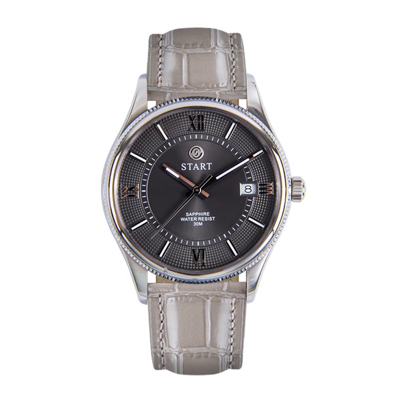 Start Модные мужские часы, швейцарские импортные кварцевые мужские часы со светящимся римским циферблатом и функцией даты