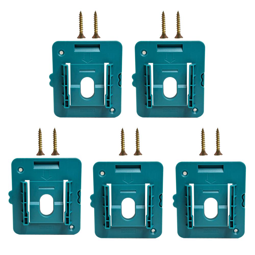 1-10PCS Battery Holder Mount Compatible for Bosch/Makita 18V Battery Dock Holder Fit for BL1860 BL1850 BL1840 BL1830 Batteries