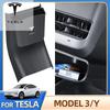 BFNWZ1 Для Model Y Model 3 Model 3 Highland Задний ящик для хранения Накладка на центральную консоль Защитная пластина Аксессуар для автомобиля Наклейка на автомобиль