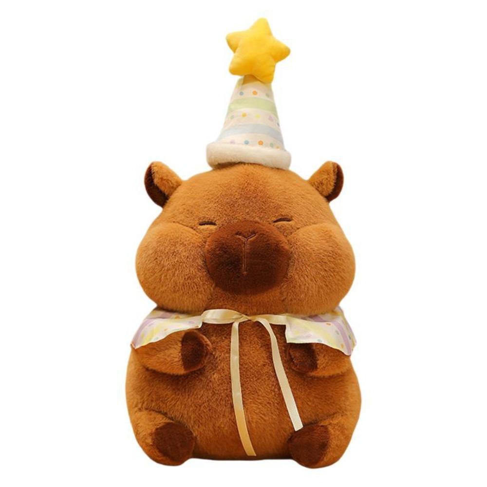 Имитация Капибара Плюшевая Игрушка Мультяшная Капибара Пушистая Кукла Капибара Плюшевая Кукла Домашний Декор