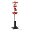 VidaXL Lampadaire de Noël avec Père Noël Lumière de Noël Réverbère de Noël Ornement de Noël Décoration de Noël Jardin 284339