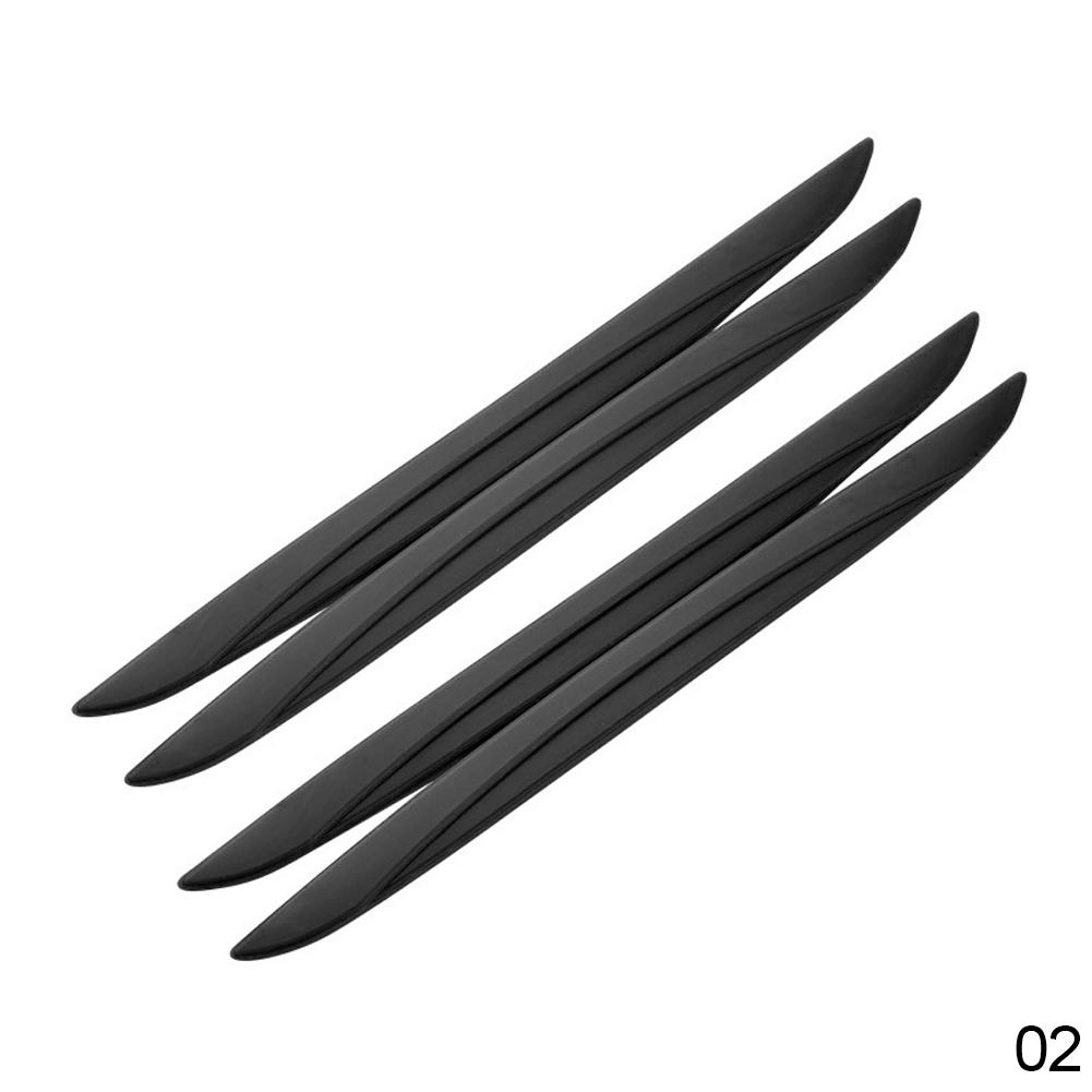 4 шт./компл., универсальная защита от царапин, защита бампера, защита края двери автомобиля, защитная наклейка для зеркала заднего вида, защитная наклейка