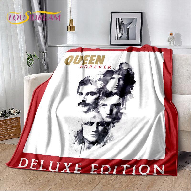 Фредди Меркьюри Queen-Рок-группа Мягкое Плюшевое Одеяло, Фланелевое Одеяло Плед для Гостиной Спальни Кровати Дивана Покрытие для Пикника