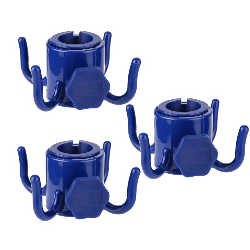Portable Outdoor Beach Umbrella Hooks Hanger Versatile Space-saving Four-corner Hook Useful Wear-resistant Umbrella Accessories