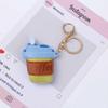 Trendy Coffee Cup Shape Leather Bag Creative Candy Color Hanging Decor for Chic Outfits