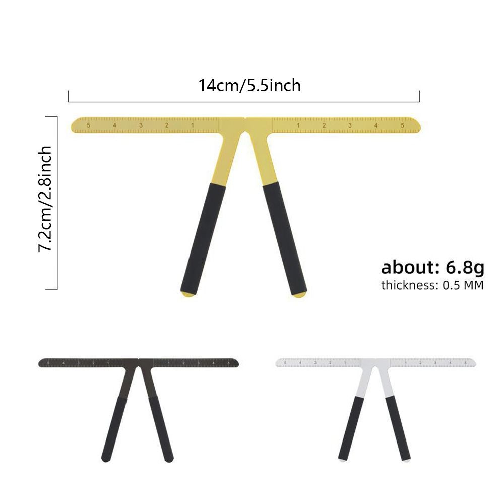 3D Микроблейдинг Трафарет для бровей Многоразовый Балансировочный Шаблон Форматор Линейка для татуажа бровей Косметический