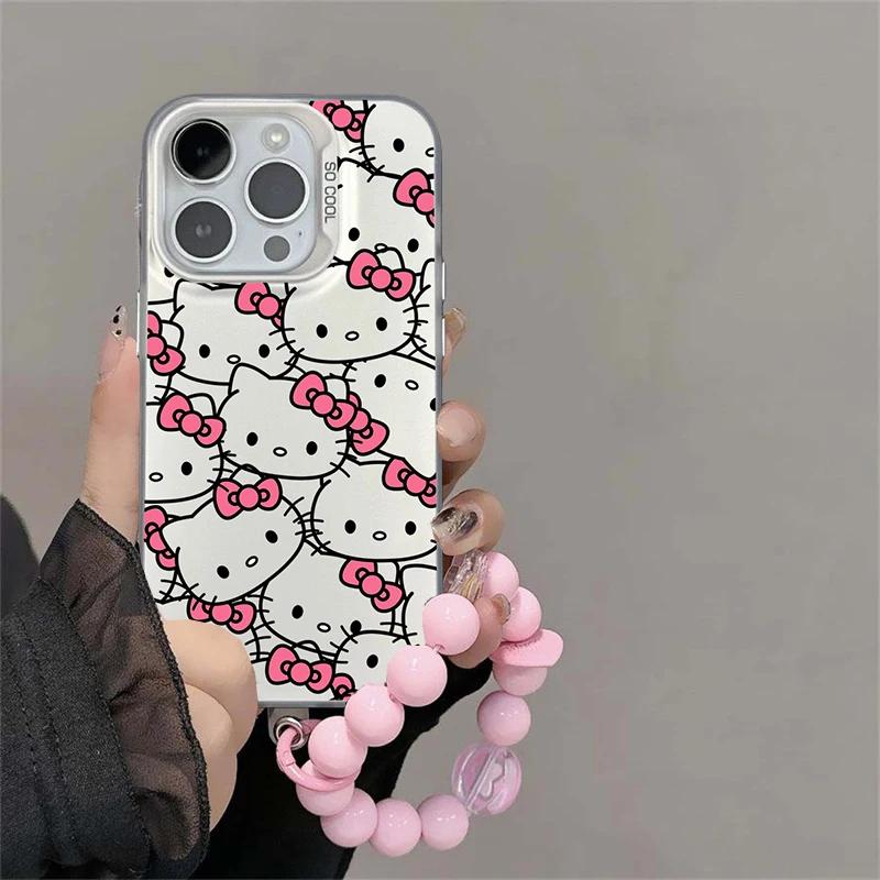 Милый ремешок Hello Kitty Чехол для телефона для Xiaomi Redmi 15 15C 14C 13C 12C A5 12 Note 14 Pro 13 12 Pro Plus 11 11S 4G 5G Корпус