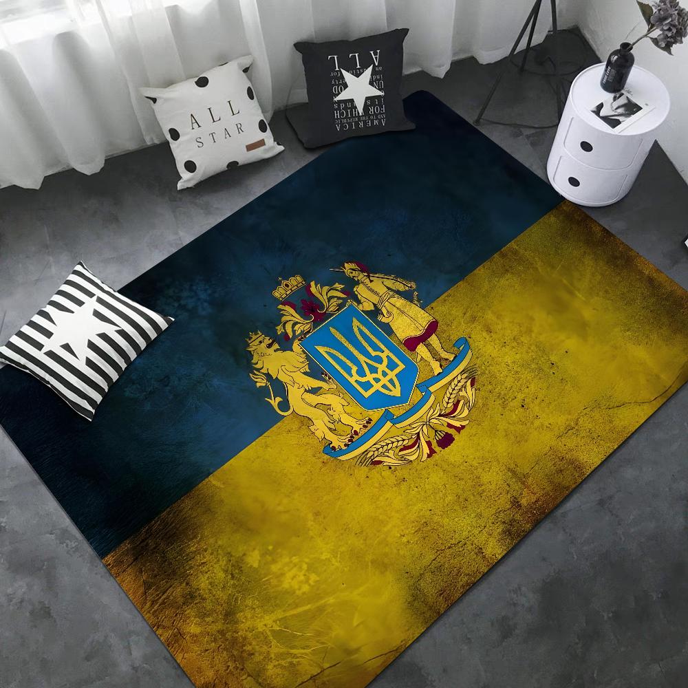 Украина Украинская Девушка Флаг Входной Коврик для Двери Нордический Стиль Спальня Гостиная Придверный Коврик Дом Балкон Противоскользящий Современный Домашний Декор