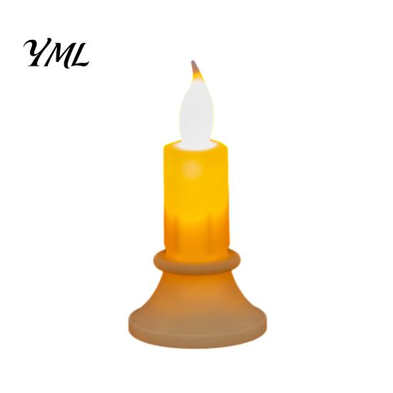 Safe Wax Free Decorative Lights LED Flameless Red Candle, Battery Operated Tea Light with Christmas Holiday Table Centerpieces Flickering Flame,