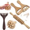 Массажные инструменты Wood Therapy Антицеллюлитный массажер Лимфодренажный массажер для тела Инструменты Gua Sha Снятие боли в мышцах всего тела