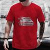 Мужская уличная футболка с принтом «Автомобиль, мотоспорт, дрифтинг», топы, футболки, летняя футболка, стильная футболка большого размера для мужчин, футболка, одежда