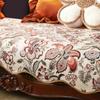 Retro Short Velvet Fabric Sofa Cover Pastoral Style Living Room Decorate Slipcover Anti-slip Sofa Cushion Sofa Towel Home Decor